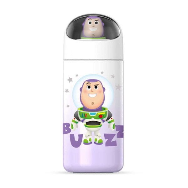 Søt Tegneserie Vannflaske Bærbar Vannflaske Reise Vakuumkolbe til Julegaver Forretningsgaver [DB] Buzz Lightyear