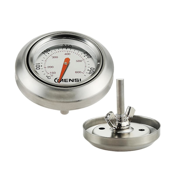 Temperaturmätare Termometer för Weber Traveller Utomhusgrillar BBQ Grill Inbyggd Locktermometer för Kolgrill Utomhusgrillar Pit Wood db