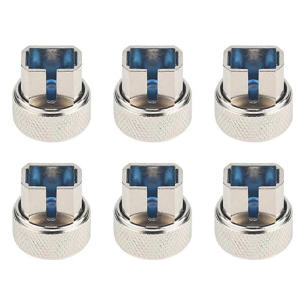6X OTDR-sovitin SC-liitin Kuituoptiset sovittimet OTDR-testerille [DB] silver
