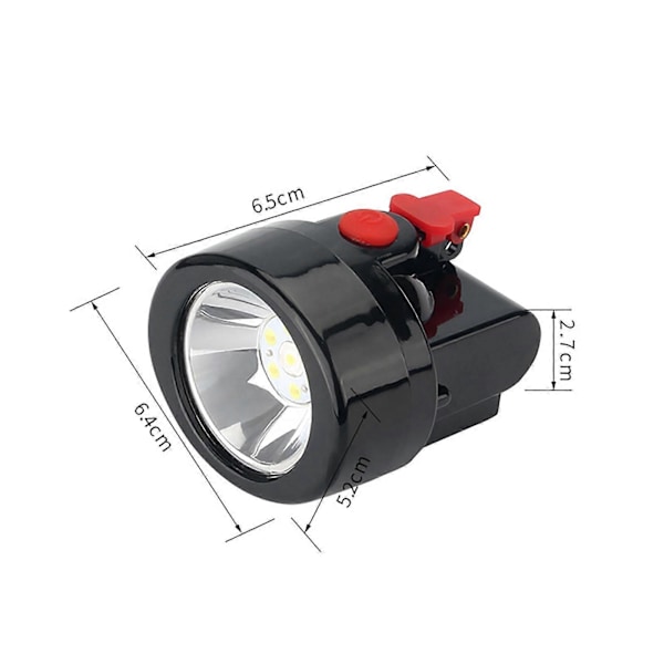 Genopladelig minelampe integreret minearbejder pandelampe LED trådløse fiskelamper FT [db]