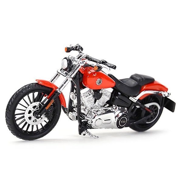 Maisto 1:18 Harley-Davidson 2016 Breakout Die Cast -ajoneuvot Keräilyharrastukset Moottoripyörämallin lelut db Orange