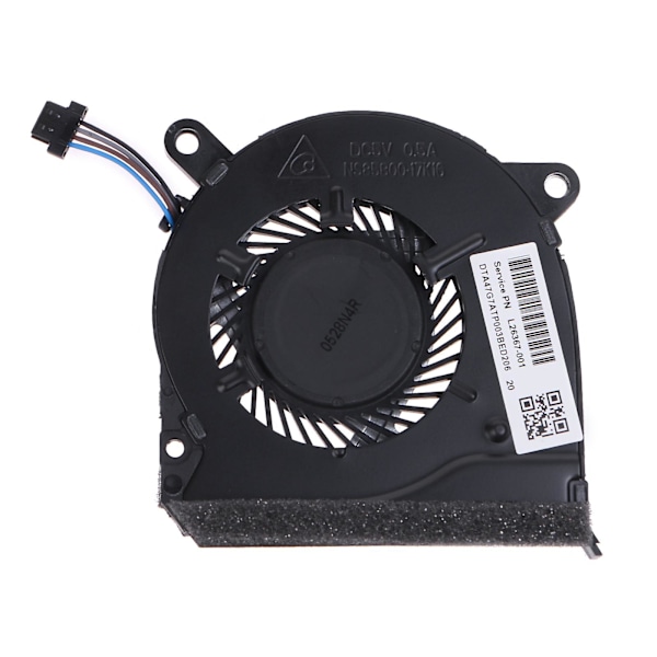 Notebook CPU-kylfläkt för DC 5V 0.5A Radiator för HP 14-ce-serien Fläkt L26367- [DB]
