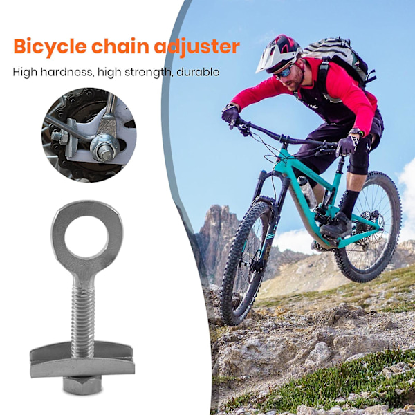 5 stk. Cykelkædejusterer Høj Styrke Rustfri Stærk Universal Metalbolt Fastgørelsestilbehør Cykelkæde Spændingsjustering Bolt Db 5pcs