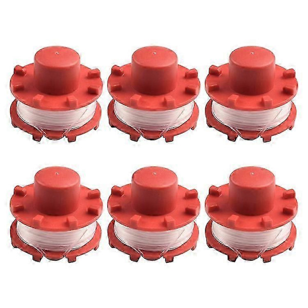 6 st Kompatibla För Einhell GE-CT 36 / 30 Li E-Solo Gräsklippare 3405096 Spolbytesdel [DB] MultiColor