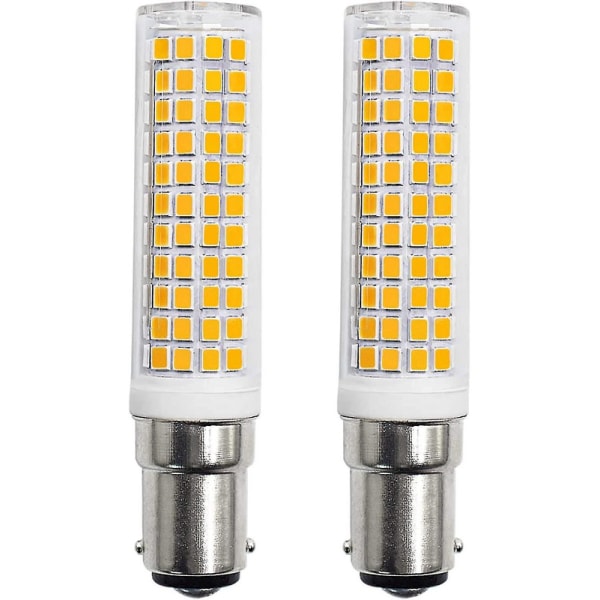 2023 B15d LED-lamput 8w vastaavat 90w 80w 75w lämmin valkoinen B15-kanta 910lm 220v 230v 3000k (2 kpl) Nopea [DB]