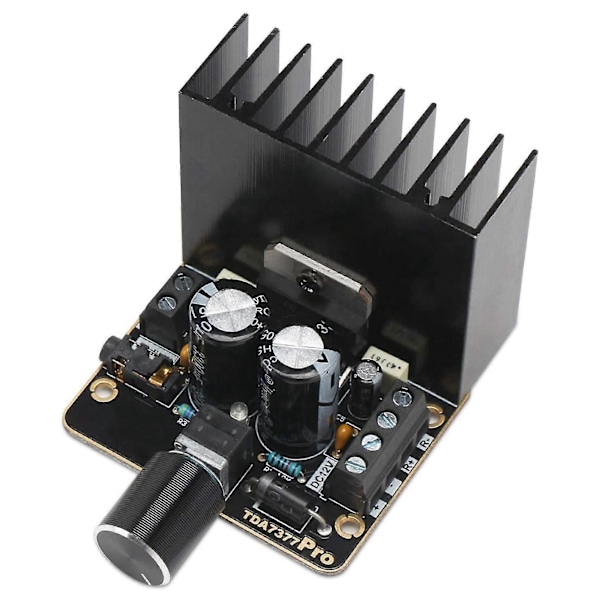 Effektförstärkarkort, 30w+30w Dubbelkanal 2.0 Ljudförstärkarkit Klass Ab Dc 12v Digital Stereo Förstärkarmodul Tda7377 db