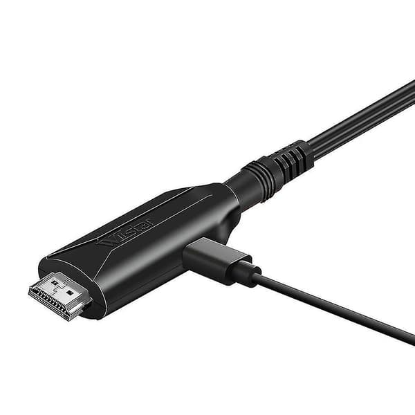 HDMI til Scart Kabel 1 Meter Lang Direkte Forbindelse [DB]
