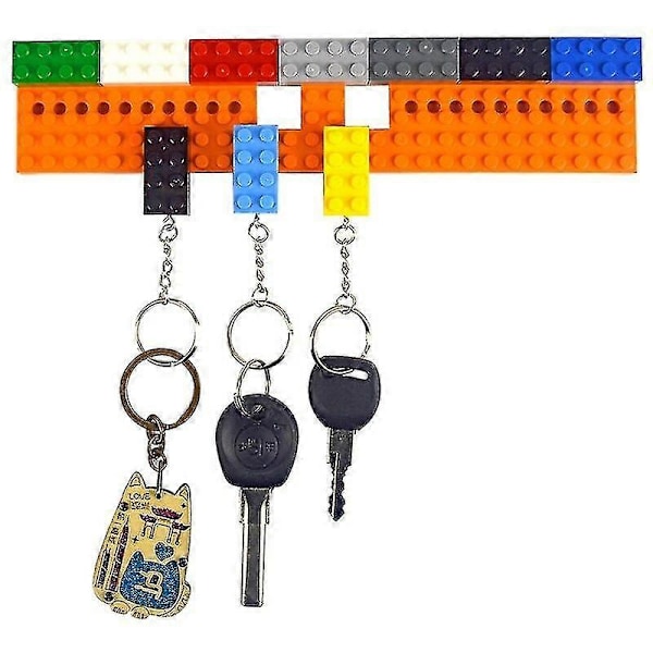 DIY Rakennuspalikat Avaimenperä Riippuva Rengas Tiilet Tarvikkeet Avaimenperä Luovat Tiilisarjat Yhteensopiva Kaikkien Merkkien Lelujen Kanssa [db] 2x2 10pcs