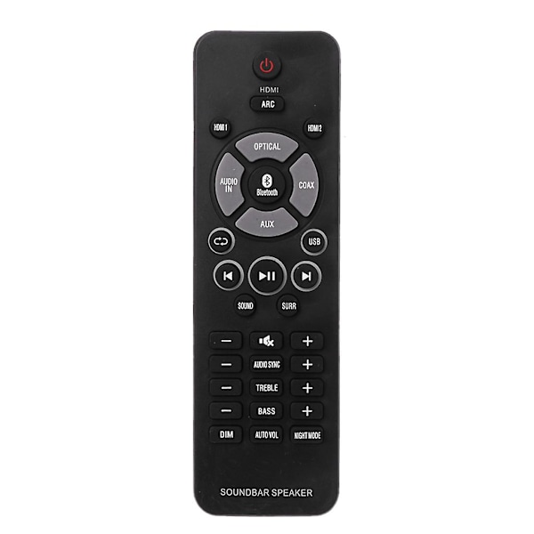 Hjemme Fjernbetjening Bærbar Controller til OUNDBAR HTL1190B/05 HTL1190B/12 [Db] Black