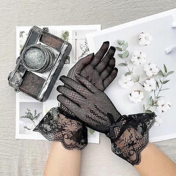Smukke blondehandsker sorte [DB] black universal