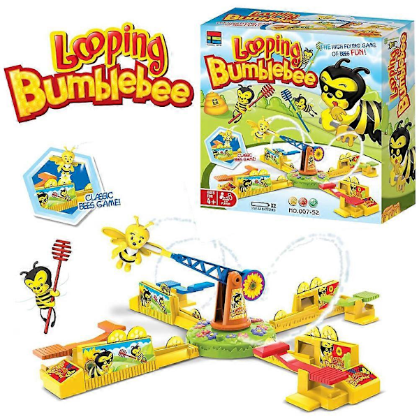Looping Louie Pyörivä Lentokone Kananvarastuspeli Vanhemman ja Lapsen Vuorovaikutus Taistelu Puzzle Lautapeli Juhlat Lasten Lelut {DB} B3