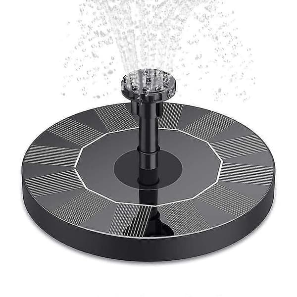 Solcellsdriven fontän, solcellsdriven dammpump med solcellsvattenpump solcellsdriven flytande fontän [DB]