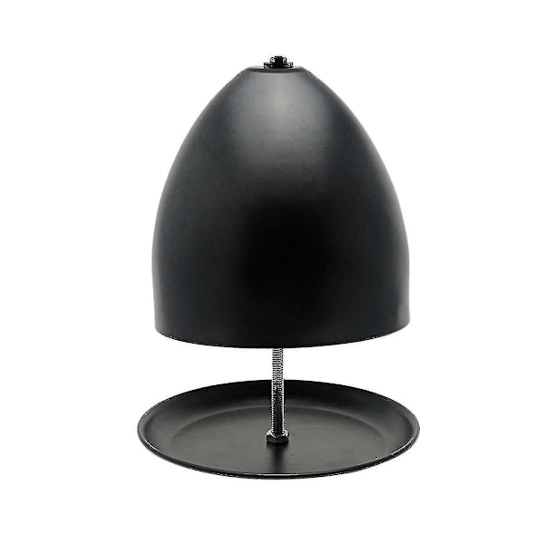 Te-lys ovn for oppvarming, Te-lys stearinlysvarmer, Metall svart te-lys stearinlys romvarmer Offic-yvan [DB]