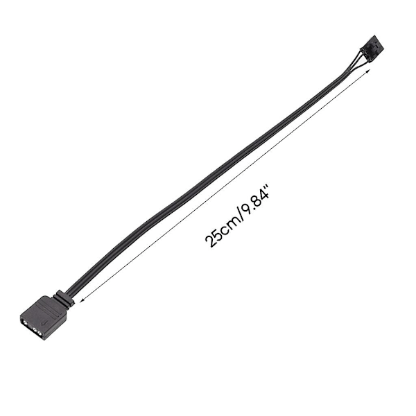 Corsair RGB:n ja tavallisen ARGB:n 4-napainen 5V-sovitinliitin RGB-kaapeli 25 cm db