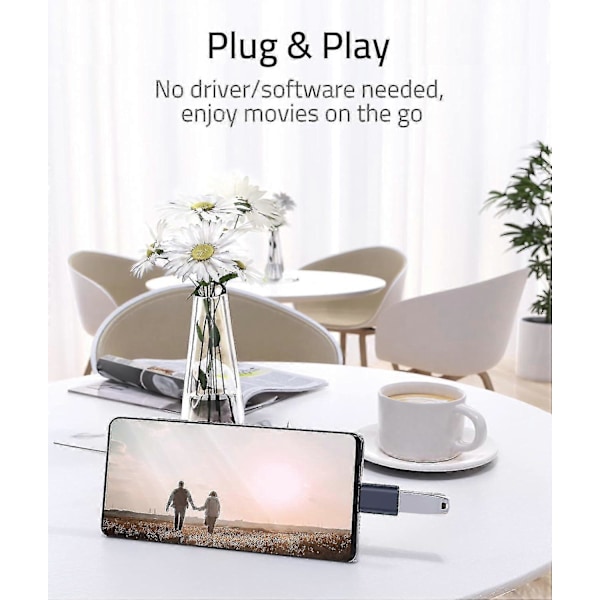 Usb C till Usb Adapter Paket med 2 Usb C Hane till Usb3 Hona Adapter db
