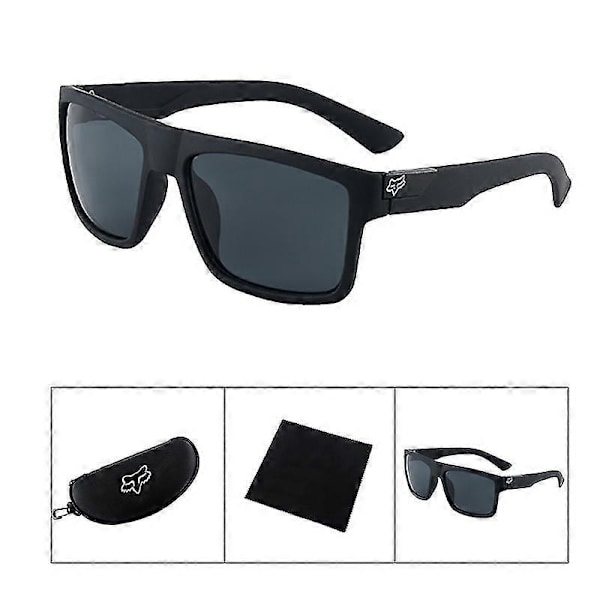 Fox Aurinkolasit Miehille Merkki Design Naiset Ajo Lasit Vintage Retro Aurinkolasit Neliömäiset Silmälasit Uv400 Gafas(65% alennus)_EP28 [DB] T7