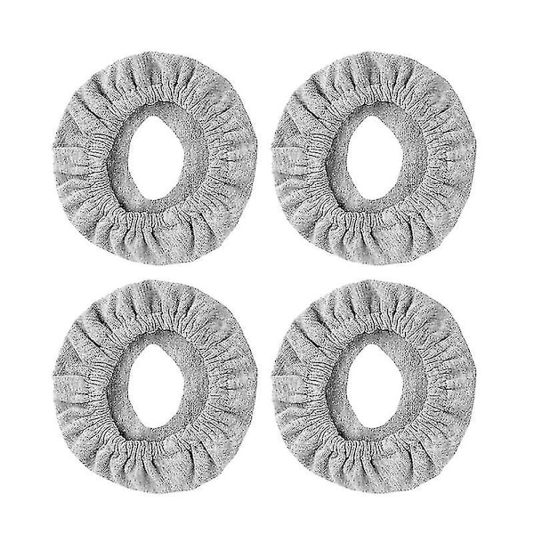 4 kpl Kokokasvo CPAP-maskin vuoraukset Uudelleenkäytettävät CPAP-maskin suojukset Pehmeät puuvillaiset suojukset [DB] Grey