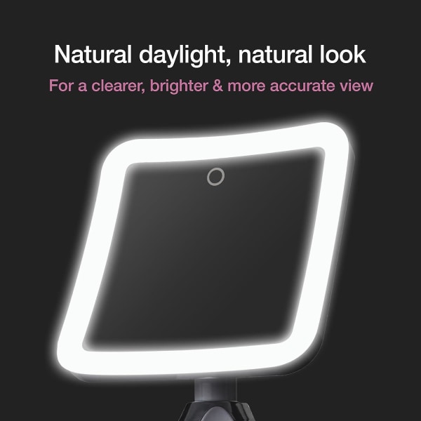 10x Magnifying Mirror With Led Light, Upgraded Lighted Makeup Mirror With Magnification High Quality  [dB}