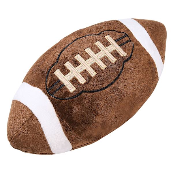 Simuleringsballpute Vinter Plysj Pustende Vifte Gave Plysjleke [DB] Grey rugby   30CM