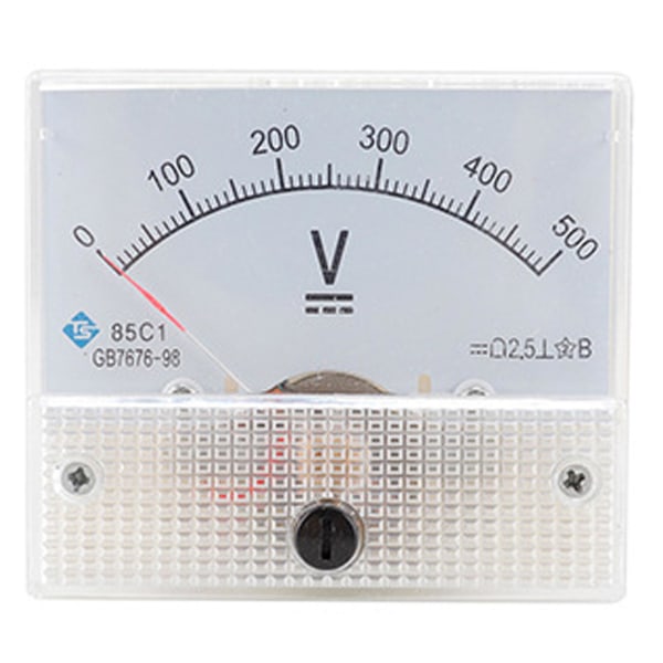 85c1 Analog DC Flush Mount Instrument Analog Panel Voltmeter 300V