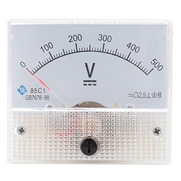 85c1 Analog DC Infälld Instrument Analog Panel Voltmeter
