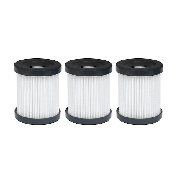 3 stk HEPA-filter for XL-618A trådløs håndholdt støvsuger filterelementer erstatningstilbehør [DB]