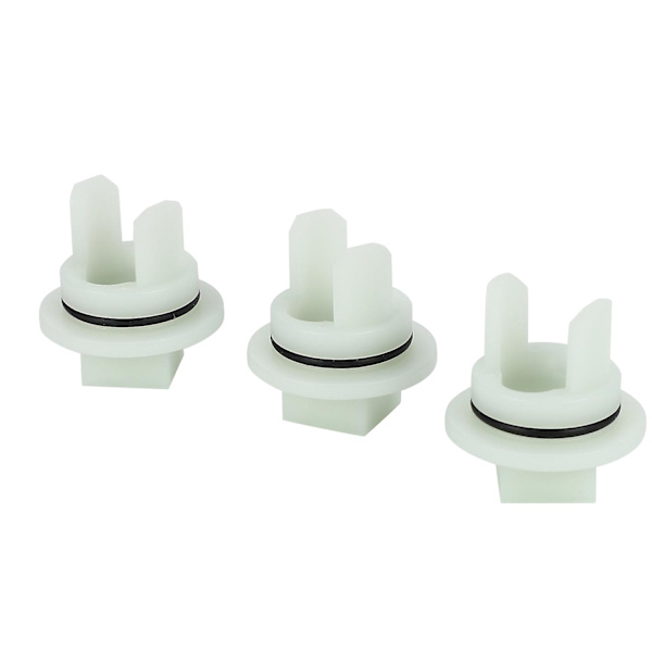 3 stk. kødhakkerdele husholdning elektrisk kødhakker element plast gear ærme 418076 passer til Bosch BEKO [db] White