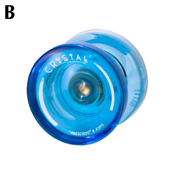 Yoyo - Magic Toy Yoyo K2, Transparent, Fargerik, For Gutter, Klassisk, Barndom, Ball, For Nybegynnere db K2 Transparent Blue