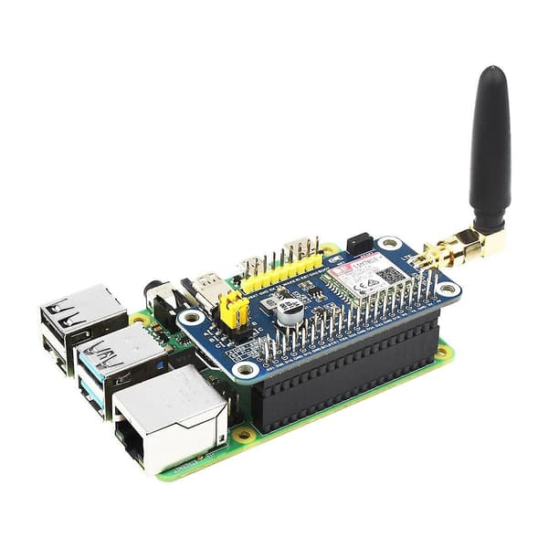 SIM7028 Trådlös kommunikationsmodul -IoT Hat för , Stöder global bandkommunikation med antenn [DB] blue