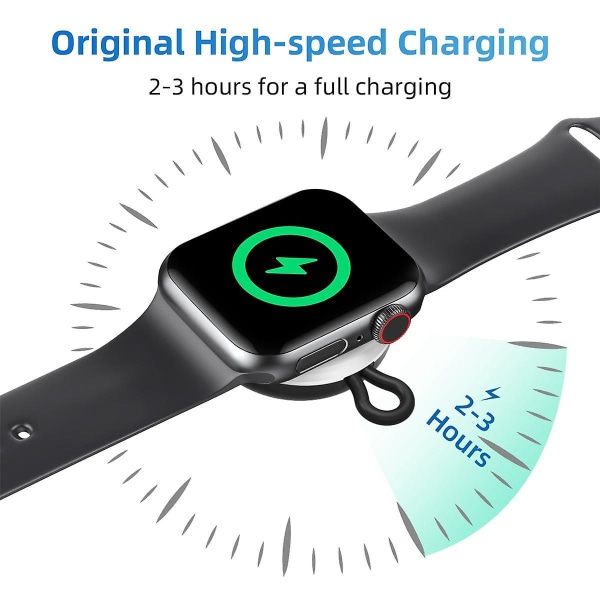 Smartwatch trådløs lading erstatning magnetisk smartwatch lader smartklokke tilbehør for Wa [DB]