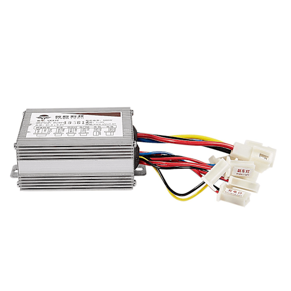 36V 500W Elektrisk Sykkel Børstet Hastighetskontroller & Gasshåndtaksett For Elektrisk Sykkel Scooter [DB] silver