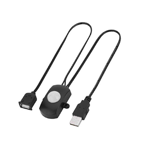 PIR Bevægelsessensor Switch 5-24v Krop Infrarød Detektor Switch Til Led Strip Lys Ft  [dB} Black