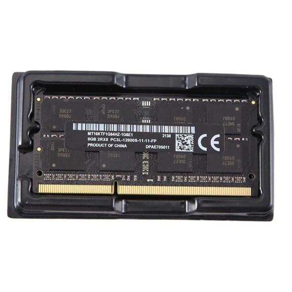 8 Gt DDR3-muistia kannettavaan tietokoneeseen + jäähdytysliivi 1600 Mhz Pc3-12800 204-pin 1,35 V Sodimm kannettavaan tietokoneeseen M