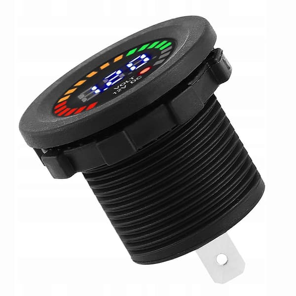 12V Motorcykel Bil LED Digital Voltmeter [DB]