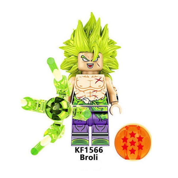 8 stk. Dragon Ball-serie Minifigurer Byggesett, Mini Actionfigurer Leker Gaver Hjemmedekorasjon Db