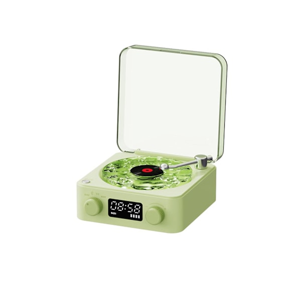 The Waves Vinyyli soitin, Wave Retro Vinyylilevy soitin Langaton Bluetooth kaiutin db Green
