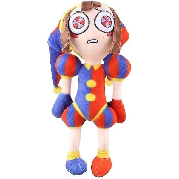 DB Cute Digital Circus Plush Pomni ja Jax täytetyt nuket - 2 kappaleen setti, ihanteellisia lahjoja aikuisille ja lapsille Pomni ab