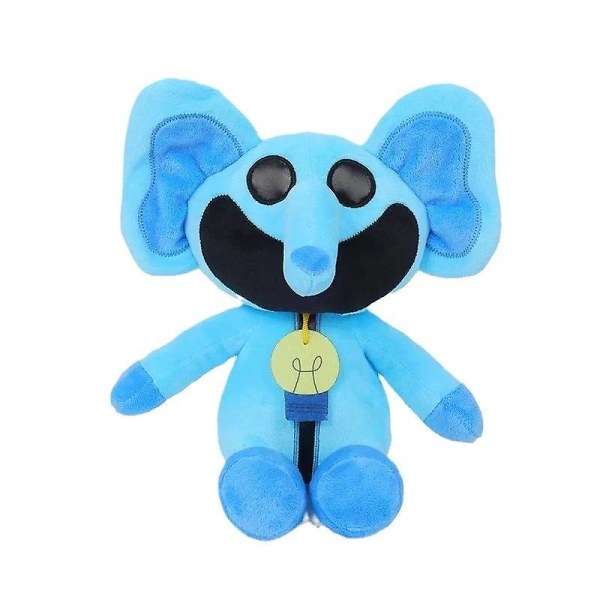 12\" Smilende Critters Plysdyr Fyldte Dyr Pude Dukke Legetøj [DB] Elephant