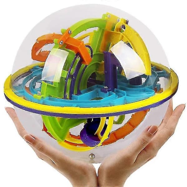 3D Perplexus Intct Rullende Kugle Terninger Spil IQ Ba Uddannelsesmæssige Legetøj db