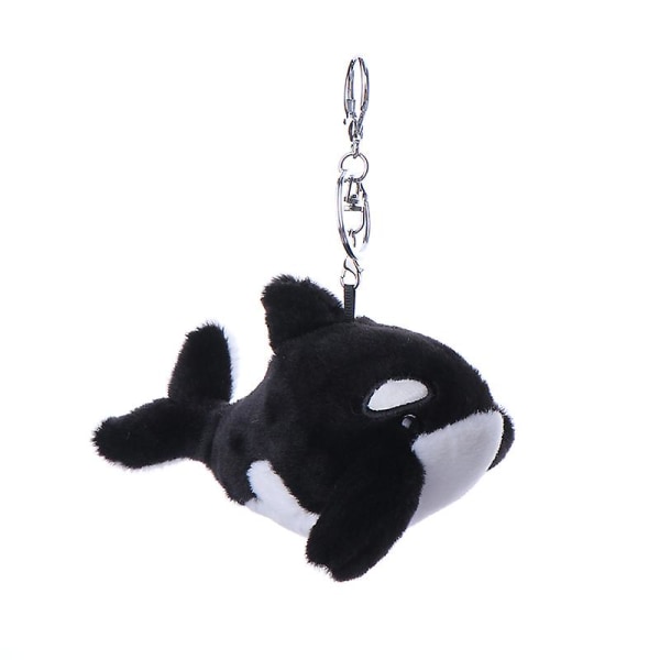 DB Marine Animal Series Nyckelring Plyschdocka Val Nyckelring Ryggsäck Charms Dekor Leksak Killer Whale