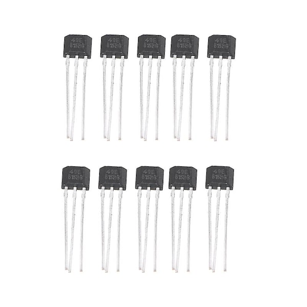 10 st 49e Hall-element Oh49e Spänningsregulator Hall-effektsensor Linjär Switch [DB]
