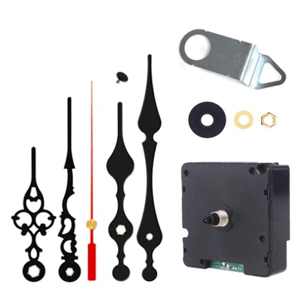 Radiostyrd Tyst DIY Klockrörelsemekanism Kit Tyskland Dcf Signal Mode Med 2 Set Visare [DB]