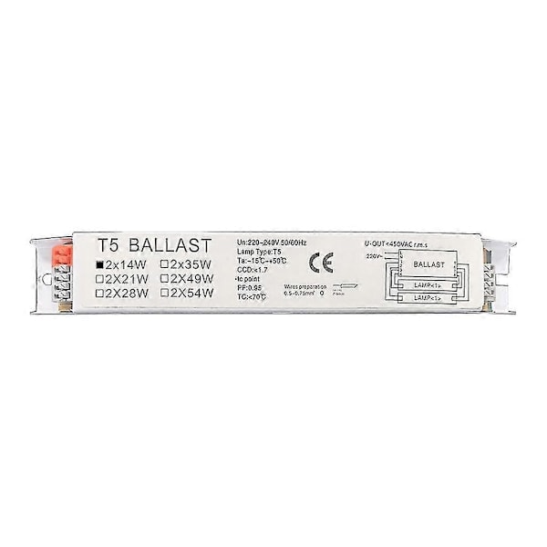 Industriel Lampe Elektronisk Fluorescerende Forkobling T5 Fluorescerende Forkobling [db] 1x28W