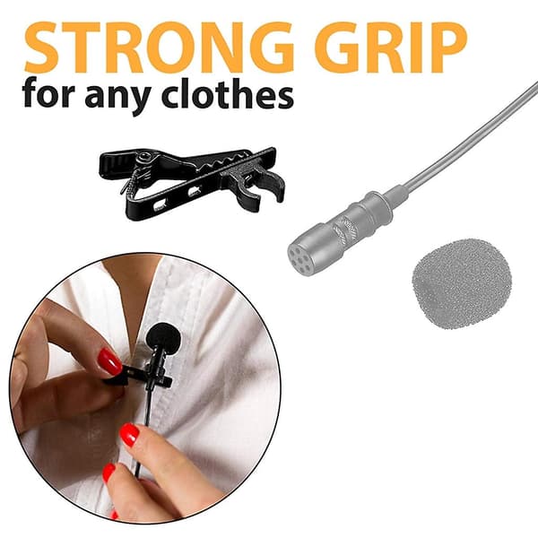 3/5/10 stk. Lavalier Mikrofonklips Metall Slipsklips Utskiftbare for Stemmeopptak db 3 pcs