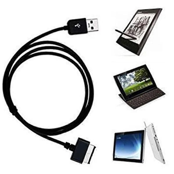 Tablet PC Datakabel, Ladekabel er egnet til Eee Pad Tf101, Tf201, Tf300 Me171 Tablet PC [DB] black