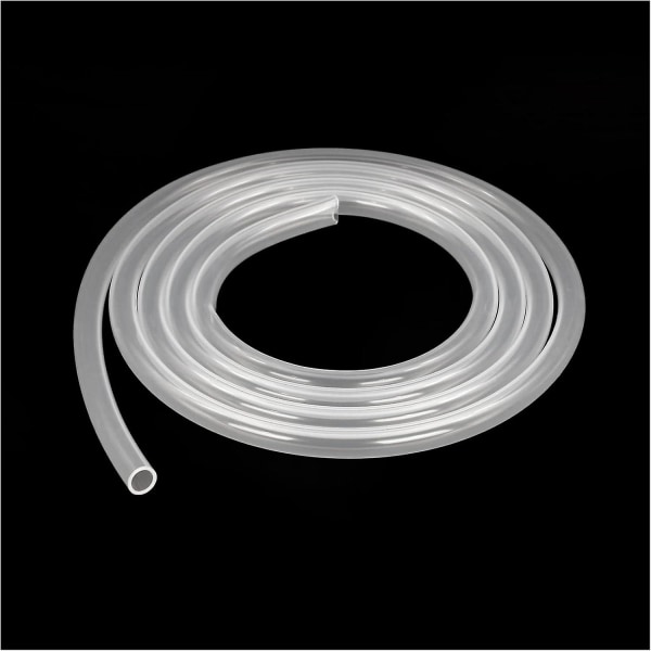 Silikonrør - 6 mm Id X 10 mm Od, 3 meter slange, Fleksibel gummislange av næringsmiddelkvalitet