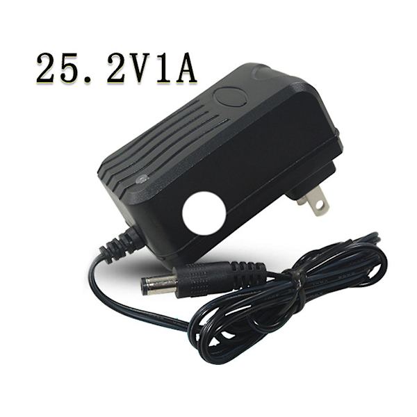 25.2v1a 25.2v 1a Litium-jon Batteriladdare För 6-serien 21.6v 22.2v 24v Litium Li-jon Li-polymer Batteripaket Hög Kvalitet {Db}