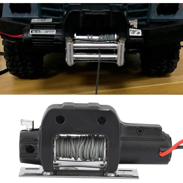 Electric winch exquisite CNC precision winch remote control red head black winch