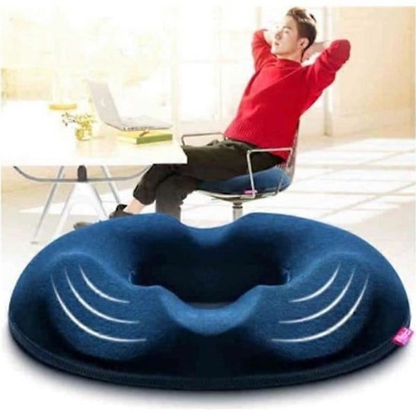 Ortopædisk Coccyx Siddepude - Ergonomisk Design Stolepude til at Reducere Haleben Smerter [DB]