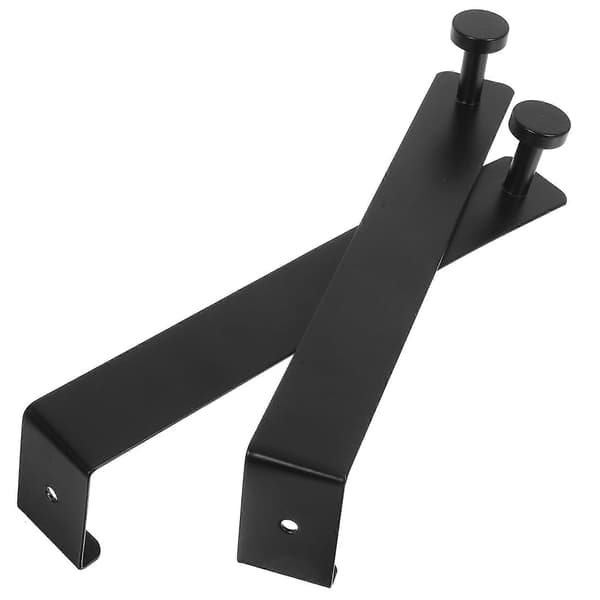 Över dörrhängare Klädkrokar för sovrum Använd järn Stark bärförmåga Krokform 2-pack[DB]